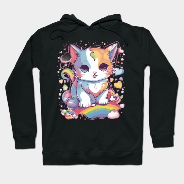I'm Falling in Love with You Cat Hoodie by animegirlnft